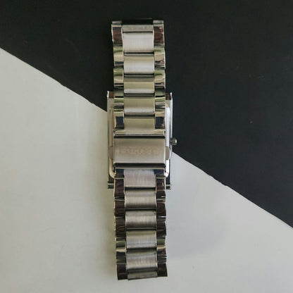 MOD Seiko Slim Barrel Quartz White Face Bracelet Men's Wrist Watch J96
