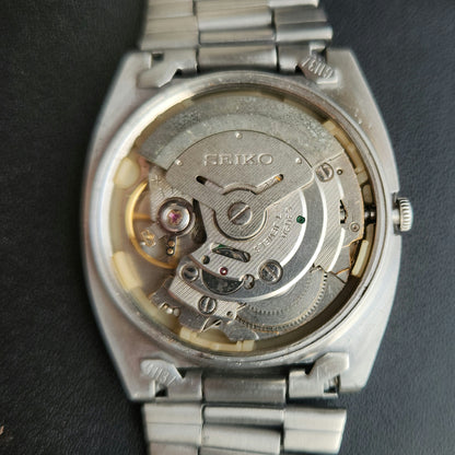Vintage 1970 Original Seiko 5 Automatic 6309-599A Grey Face 17 Jewels Day-Date Japanese Men's Wrist Watch J107