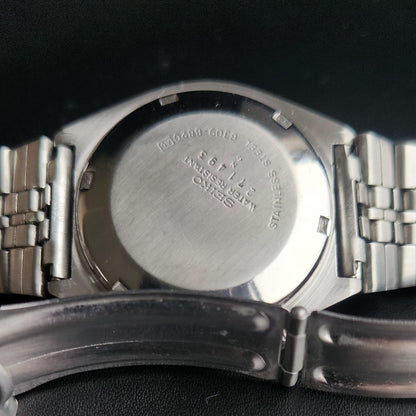 Vintage 1982 Original Seiko 5 Automatic 6309-8820 Black Face 17 Jewels Day-Date Japanese Men's Wrist Watch S58