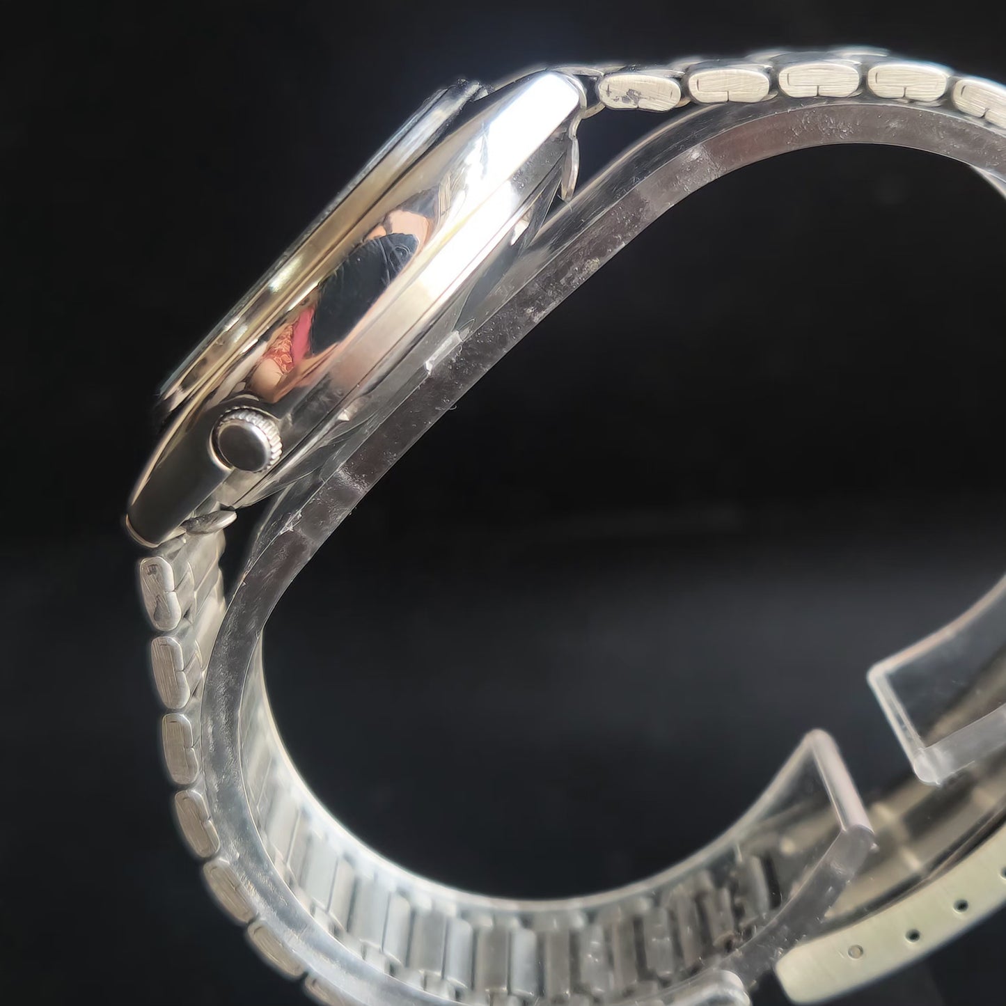 Vintage 1976 Original Seiko 5 Automatic 6309-8840 Grey Face 17 Jewels Day-Date Japanese Men's Wrist Watch S32