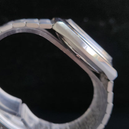 Vintage 1985 Original Seiko 5 Automatic 6309-8960 White Face 17 Jewels Day-Date Japanese Men's Wrist Watch S68