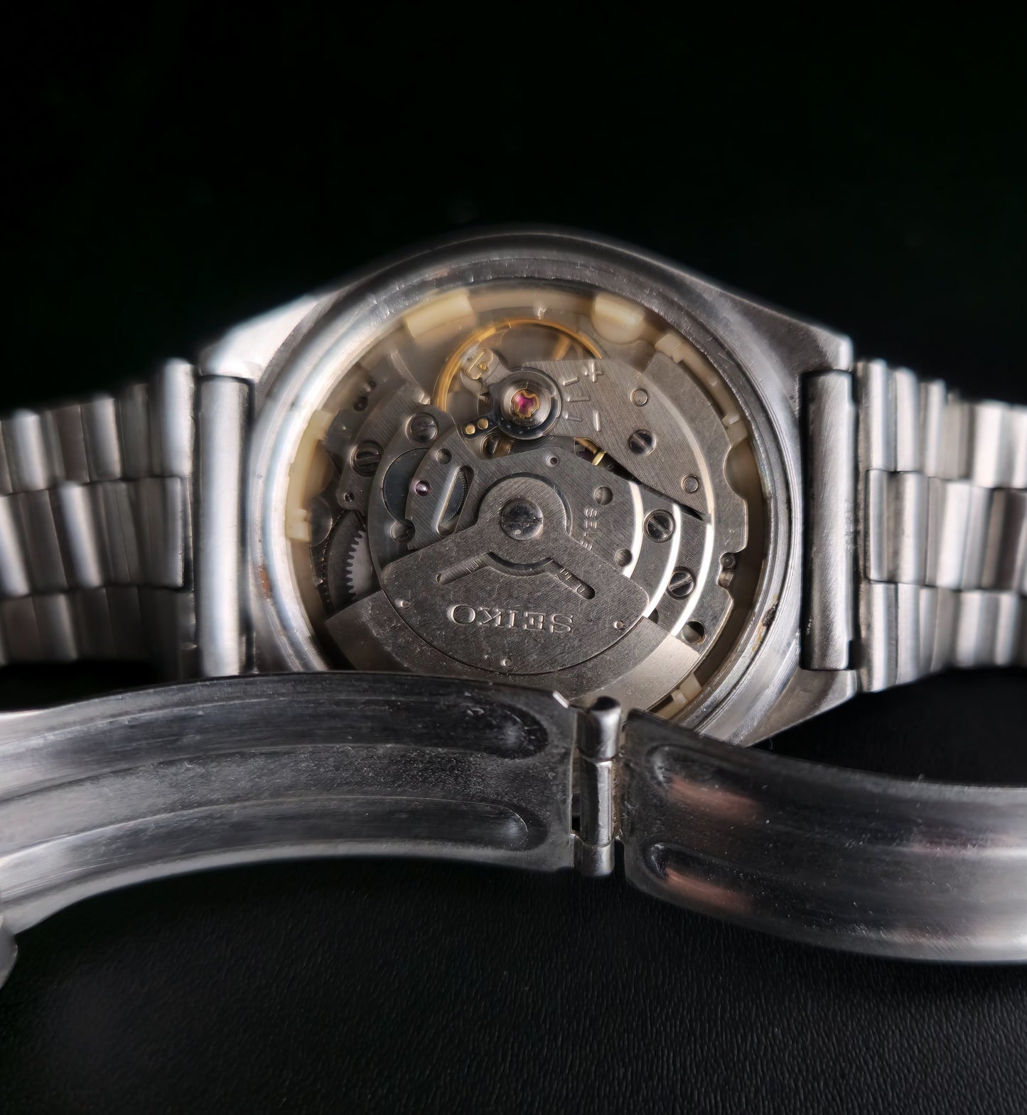 Vintage 1984 Original Seiko 5 Automatic 6309-8930 Brown Face 17 Jewels Day-Date Japanese Men's Wrist Watch S79
