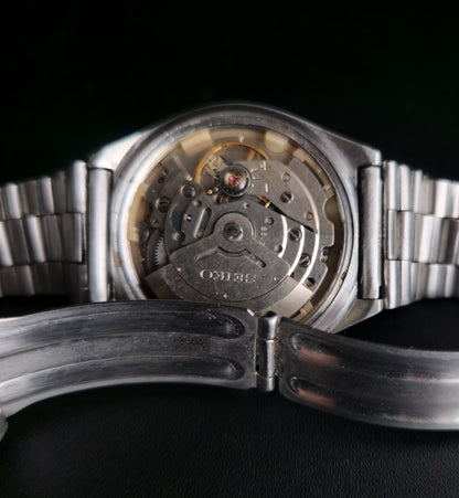 Vintage 1984 Original Seiko 5 Automatic 6309-8930 Brown Face 17 Jewels Day-Date Japanese Men's Wrist Watch S79