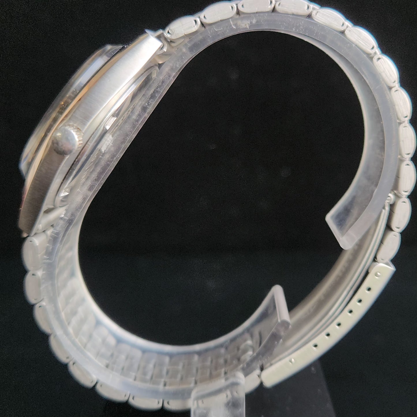 Vintage Original HMT Chirag Hand Winding 17 Jewels Green Face Jubliee Bracelet Men's Wrist Watch S101