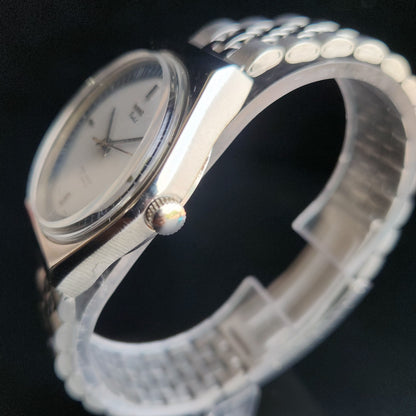 Vintage Original HMT Rohit Hand Winding 17 Jewels White Face Jubliee Bracelet Men's Wrist Watch S98