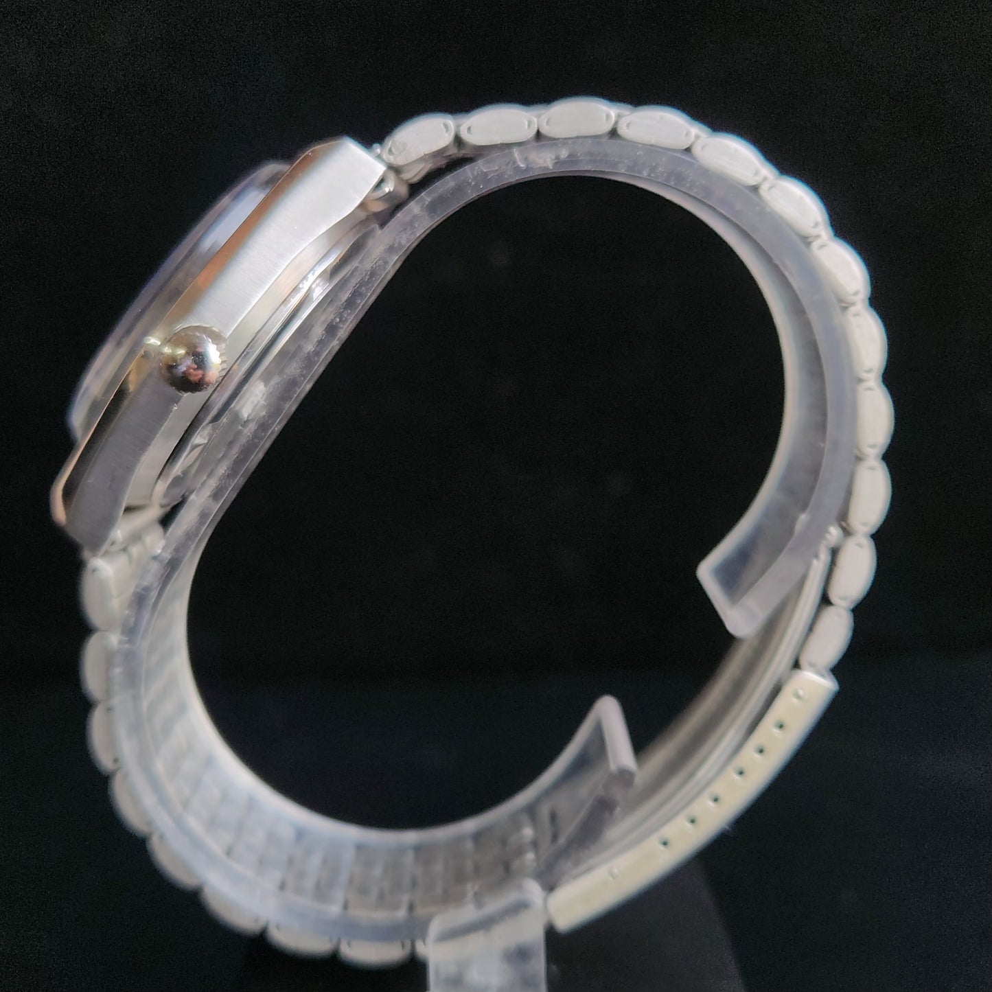 Vintage Original HMT Rohit Hand Winding 17 Jewels White Face Jubliee Bracelet Men's Wrist Watch S98