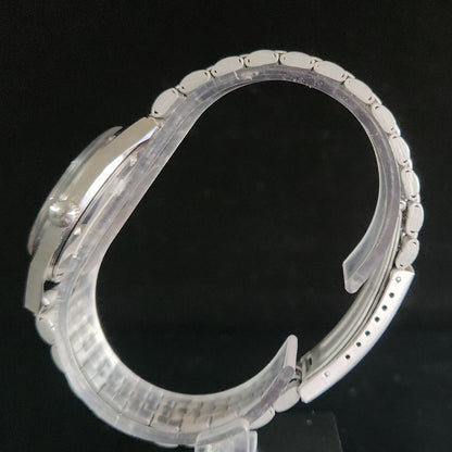 Vintage HMT Janata Devanagari Hand Winding 17 Jewels Green Face Jubilee Bracelet Men's Wrist Watch S109