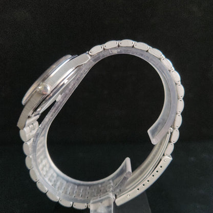 Vintage HMT Janata Devanagari Hand Winding 17 Jewels Red Face Jubilee Bracelet Men's Wrist Watch S108