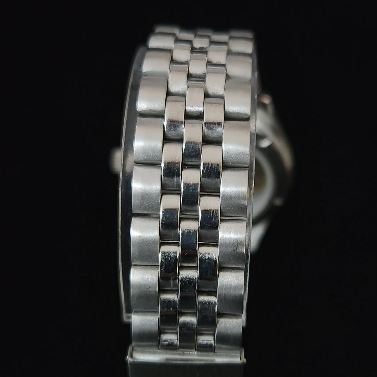 Vintage MOD HMT Janata Arabic/Urdu Hand Winding 17 Jewels Green Face Jubliee Bracelet Men's Wrist Watch S106
