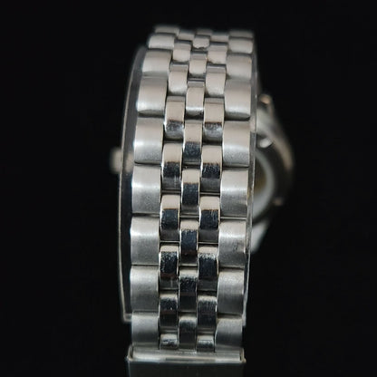 Vintage MOD HMT Janata Arabic/Urdu Hand Winding 17 Jewels Green Face Jubliee Bracelet Men's Wrist Watch S106