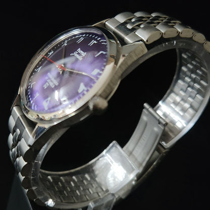 Vintage MOD HMT Janata Arabic/Urdu Hand Winding 17 Jewels White face Jubliee Bracelet  Men's Wrist Watch S103