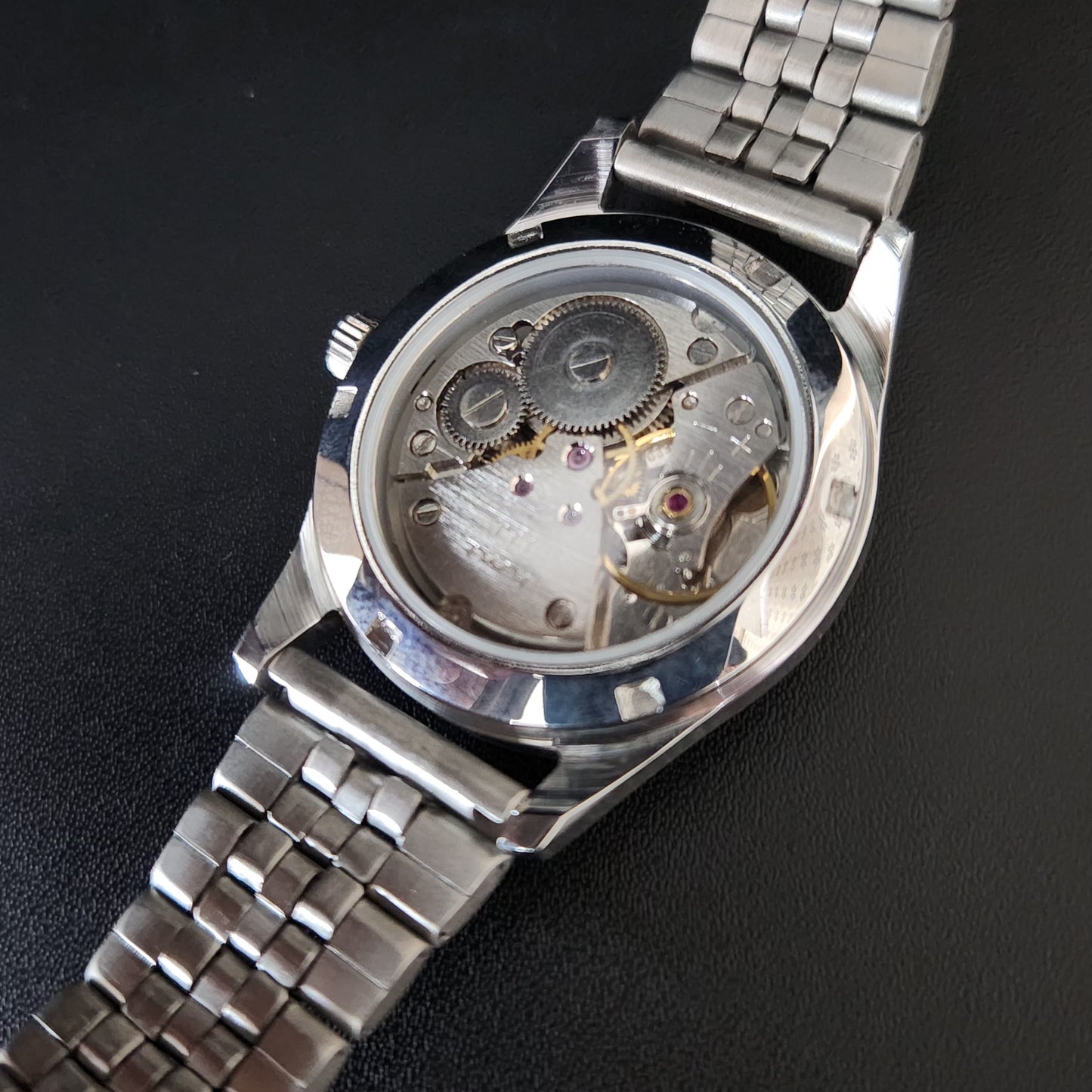 Vintage MOD HMT Janata Arabic/Urdu Hand Winding 17 Jewels White face Jubliee Bracelet  Men's Wrist Watch S103