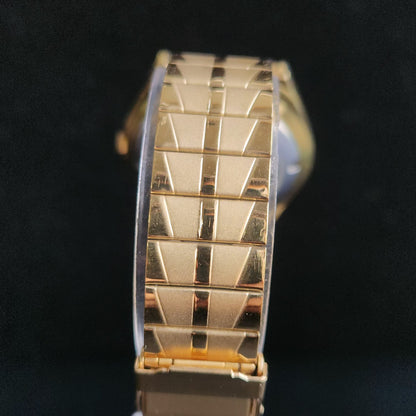 Vintage MOD Seiko 5 Gold Plated Automatic 17 Jewels Cal. 6309 White Face Men's Wrist Watch S131