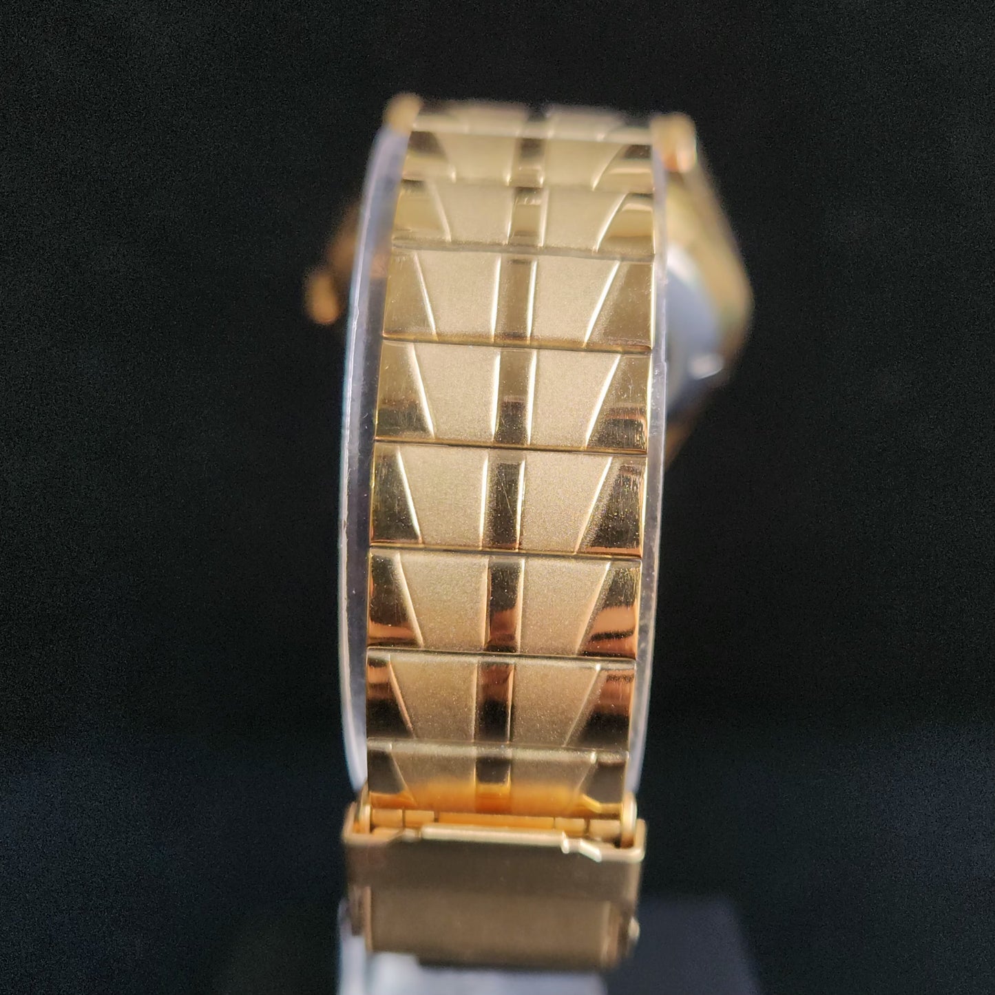 Vintage MOD Seiko 5 Gold Plated Automatic 17 Jewels Cal. 6309 White Face Men's Wrist Watch S34