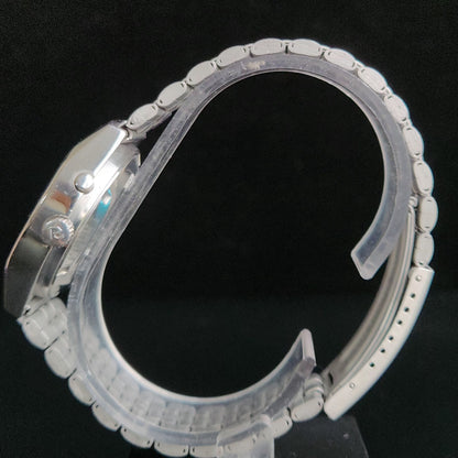 Vintage Ricoh R31 White Face Automatic 21 Jewels Jubliee Bracelet Men's Wrist Watch S155