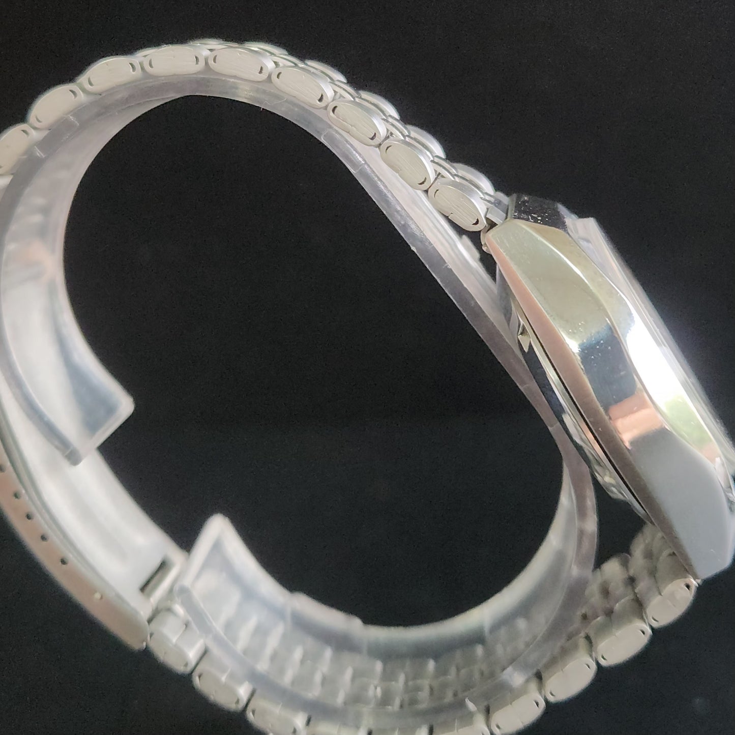 Vintage Ricoh R31 Blue Face Automatic 21 Jewels Jubliee Bracelet Men's Wrist Watch S148