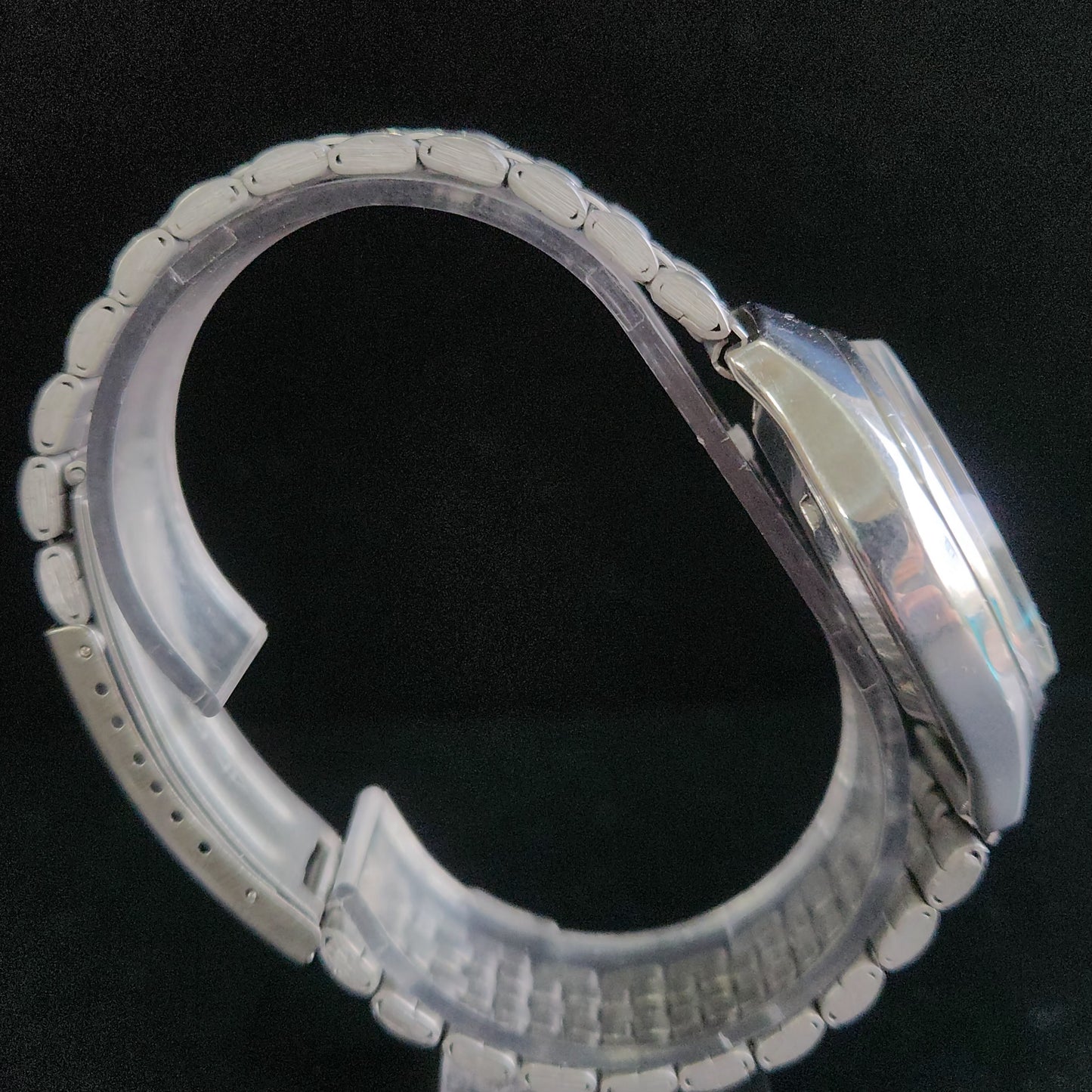 Vintage Ricoh R31 Blue Face Automatic 21 Jewels Jubliee Bracelet Men's Wrist Watch S149