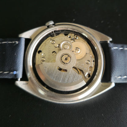 Vintage 1980 Original Seiko 5 Automatic 7009-3130 Black Face 17 Jewels Day-Date Japanese Men's Wrist Watch OG3