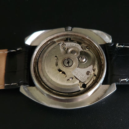 Vintage 1980 Original Seiko 5 Automatic 7006-7080 Black Face 19 Jewels Day-Date Japanese Men's Wrist Watch 0G6
