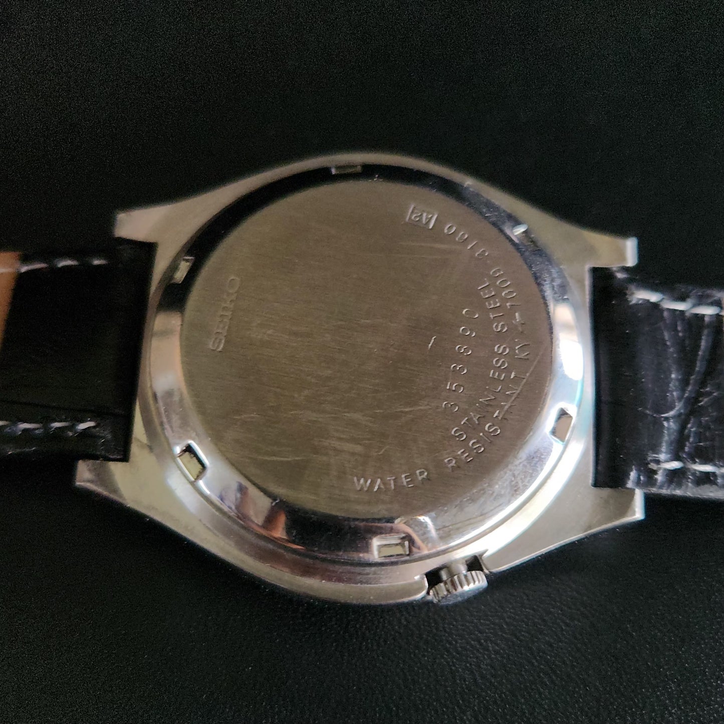 Vintage 1980 Original Seiko 5 Automatic 7009-3160 blue Face 17 Jewels Day-Date Japanese Men's Wrist Watch OG7