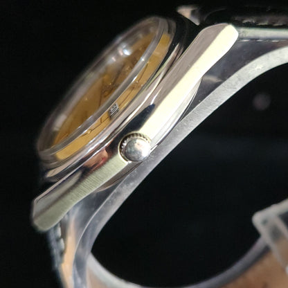 Vintage 1980 Original Seiko 5 Automatic 6319-7030 GOLD Face 21 Jewels Day-Date Japanese Men's Wrist Watch OG8