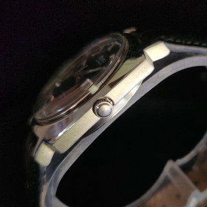 Vintage 1980 Original Seiko 5 Automatic 7005-7130 blue Face 19 Jewels Day-Date Japanese Men's Wrist Watch OG9