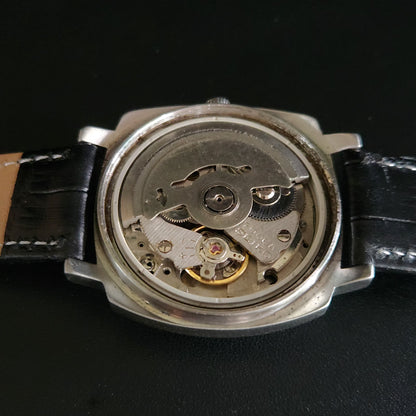 Vintage 1980 Original Seiko 5 Automatic 7005-7130 blue Face 19 Jewels Day-Date Japanese Men's Wrist Watch OG9