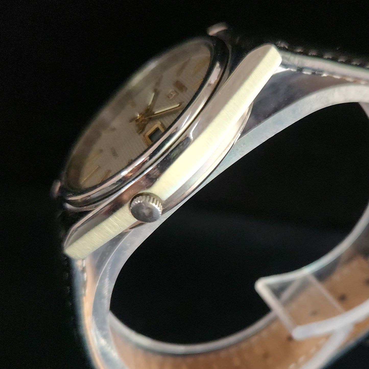 Vintage 1980 Original Seiko 5 Automatic 7009-6001 Grey face 17 Jewels Day-Date Japanese Men's Wrist Watch OG13