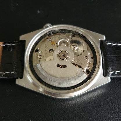 Vintage 1980 Original Seiko 5 Automatic 7009-6001 Grey face 17 Jewels Day-Date Japanese Men's Wrist Watch OG13