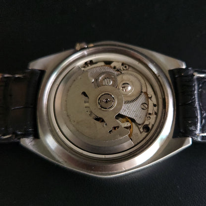 Vintage 1980 Original Seiko 5 Automatic 7019-8080 Grey face 21 Jewels Day-Date Japanese Men's Wrist Watch OG16