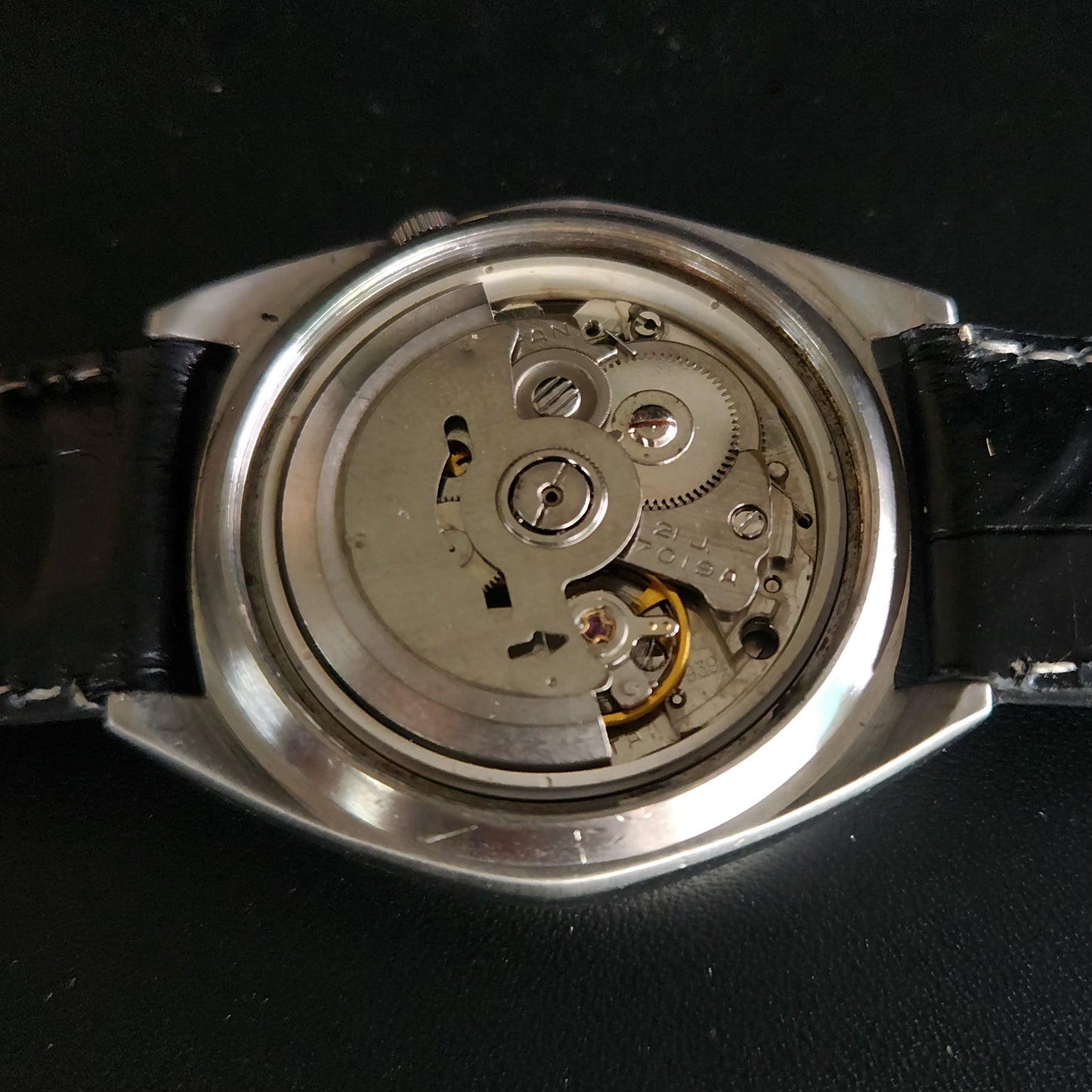 Vintage 1980 Original Seiko 5 Automatic 7019-8080 Grey face 21 Jewels Day-Date Japanese Men's Wrist Watch OG18