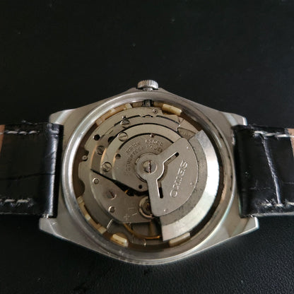 Vintage 1980 Original Seiko 5 Automatic 6309-7270 Grey face 17 Jewels Day-Date Japanese Men's Wrist Watch OG19