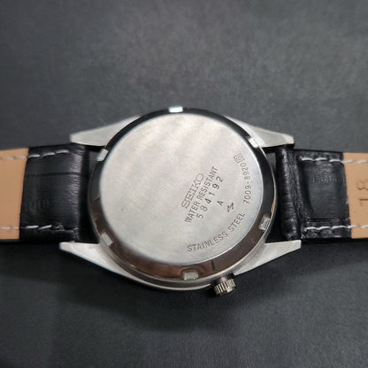 Vintage 1980 Original Seiko 5 Automatic 7009-8920 black face 17 Jewels Day-Date Japanese Men's Wrist Watch OG27