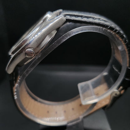 Vintage 1980 Original Seiko 5 Automatic 6309-6240 black face 17 Jewels Day-Date Japanese Men's Wrist Watch OG28