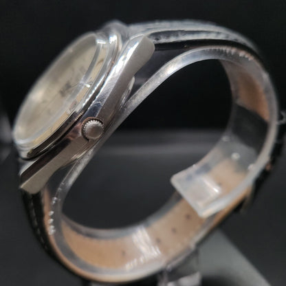 Vintage 1980 Original Seiko 5 Automatic 6309-8930 silver face 17 Jewels Day-Date Japanese Men's Wrist Watch OG31