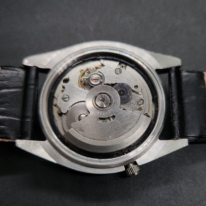 Vintage 1980 Original Seiko 5 Automatic 7009-821J silver face 17 Jewels Day-Date Japanese Men's Wrist Watch OG43