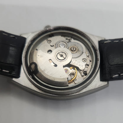 Vintage 1980 Original Seiko 5 Automatic 7009-535A black face 17 Jewels Day-Date Japanese Men's Wrist Watch OG54
