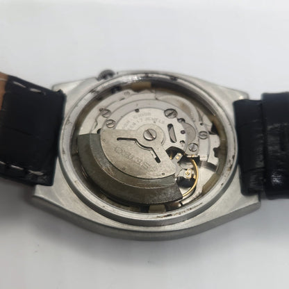 Vintage 1980 Original Seiko 5 Automatic 6309-602A blue face 17 Jewels Day-Date Japanese Men's Wrist Watch OG55