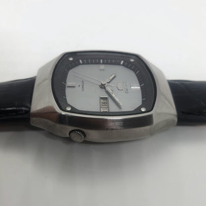 Vintage 1980 Original Seiko 5 Automatic 7009-511A Grey face 17 Jewels Day-Date Japanese Men's Wrist Watch OG56