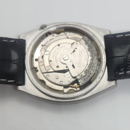 Vintage 1980 Original Seiko 5 Automatic 6309-5100 black face 17 Jewels Day-Date Japanese Men's Wrist Watch OG57