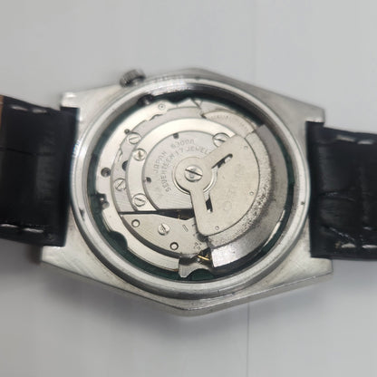 Vintage 1980 Original Seiko 5 Automatic 6309-5220 black face 17 Jewels Day-Date Japanese Men's Wrist Watch OG58