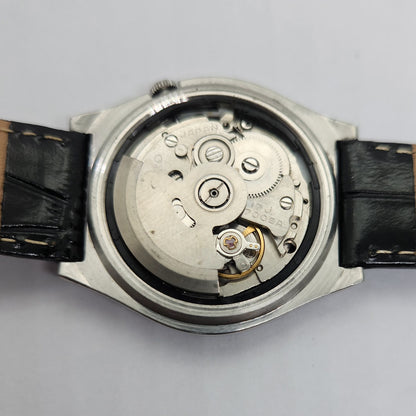 Vintage 1980 Original Seiko 5 Automatic 7009-3170 black face 17 Jewels Day-Date Japanese Men's Wrist Watch OG62