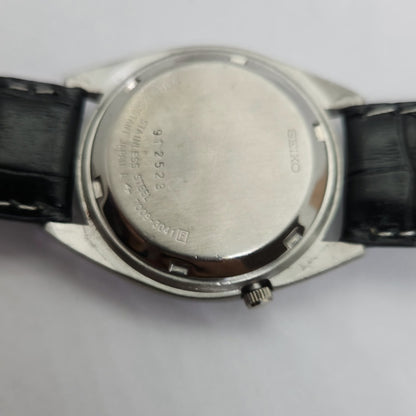 Vintage 1980 Original Seiko 5 Automatic 7009-3041 black face 17 Jewels Day-Date Japanese Men's Wrist Watch OG64