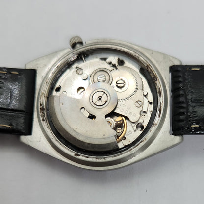 Vintage 1980 Original Seiko 5 Automatic 7009-3101 Black face 17 Jewels Day-Date Japanese Men's Wrist Watch OG89