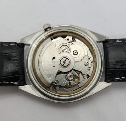 Vintage 1980 Original Seiko 5 Automatic 7009-3040 Black face 17 Jewels Day-Date Japanese Men's Wrist Watch OG94