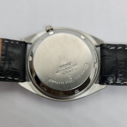Vintage 1980 Original Seiko 5 Automatic 7009-3040 Grey face 17 Jewels Day-Date Japanese Men's Wrist Watch OG95