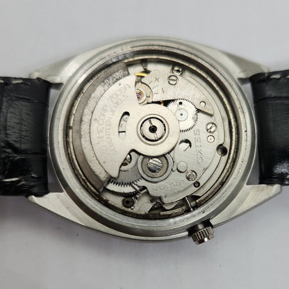 Vintage 1980 Original Seiko 5 Automatic 7009-3040 Grey face 17 Jewels Day-Date Japanese Men's Wrist Watch OG95