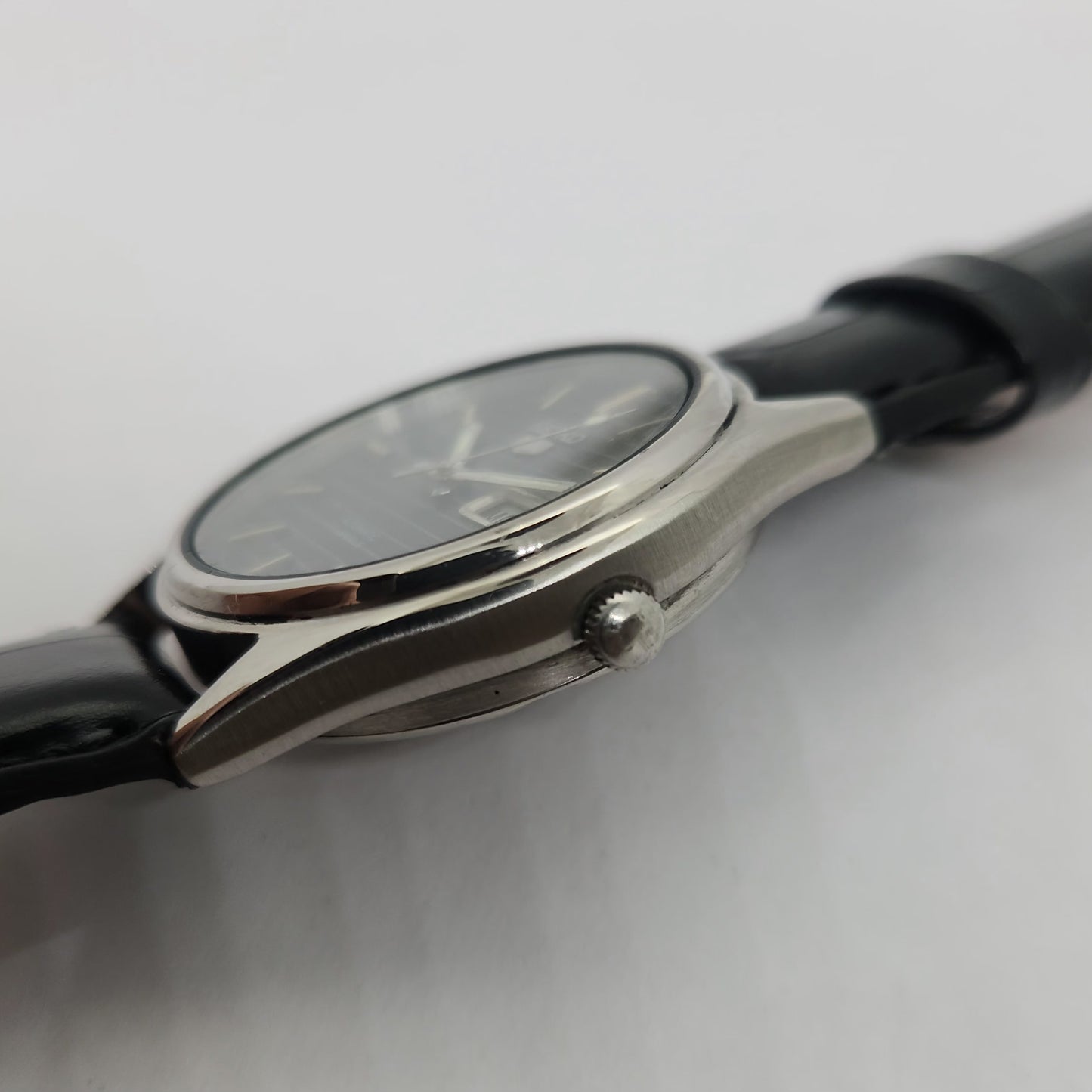 Vintage 1980 Original Seiko 5 Automatic 6309-8920 Black face 17 Jewels Day-Date Japanese Men's Wrist Watch OG99