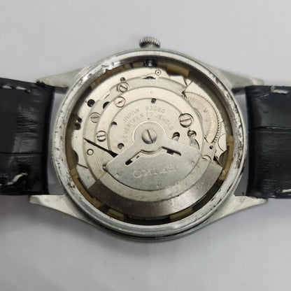Vintage 1980 Original Seiko 5 Automatic 6309-8920 Black face 17 Jewels Day-Date Japanese Men's Wrist Watch OG99