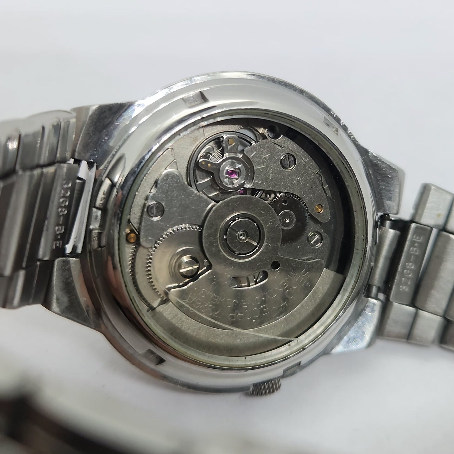 Vintage 1980 Original Seiko 5 Automatic 7s26 Grey face 21 Jewels Day-Date Japanese Men's Wrist Watch OG106